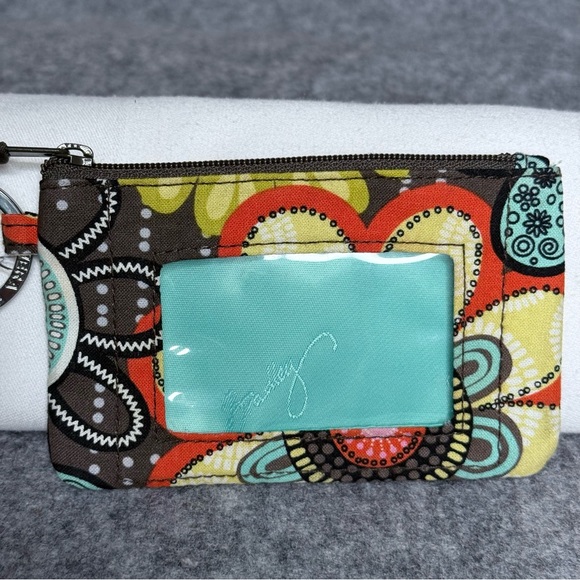 Vera Bradley Small Floral Zip ID‎ Wallet - Picture 2 of 5